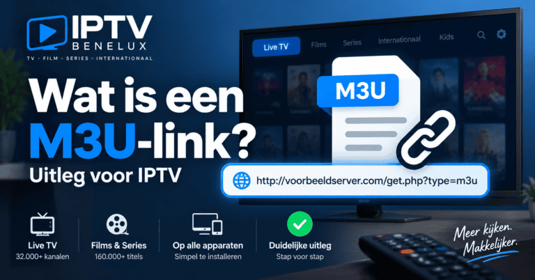 Wat is een M3U-link voor IPTV