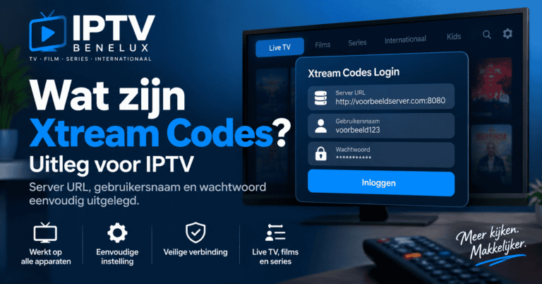 Wat zijn Xtream Codes bij IPTV?